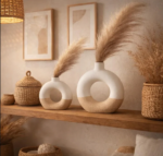 Donut Shape Vase Set