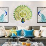 Peacock Design Wall Clock