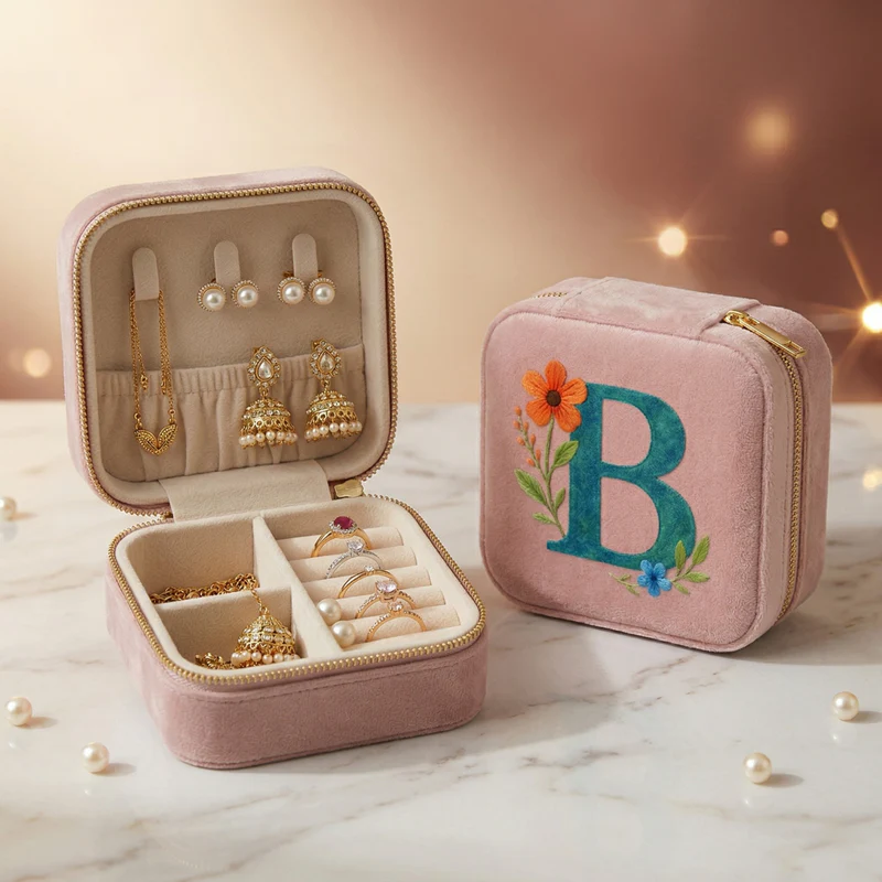 Velvet_Powder_Pink_Jewellery_box