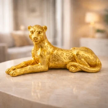 Sitting Golden Panther
